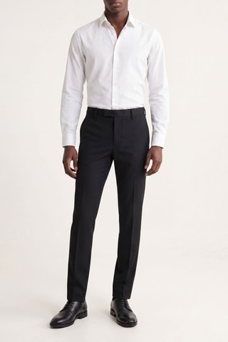 Pantalon en laine - Noir - Emporio Armani