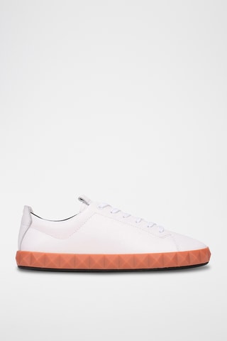 Baskets en cuir - Blanc - Emporio Armani