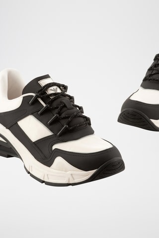 Baskets - Noir et blanc - Emporio Armani