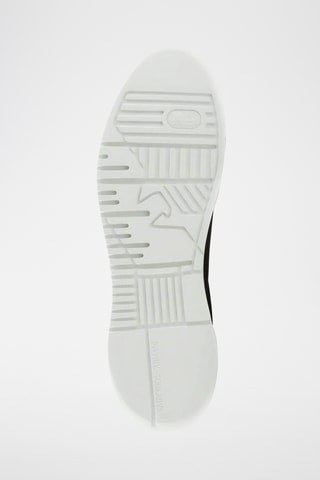 Baskets en cuir - Noir - Emporio Armani