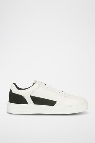 Baskets en cuir - Blanc - Emporio Armani