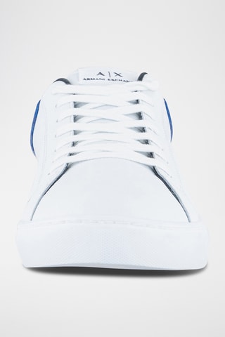 Baskets en cuir - Blanc - Armani Exchange