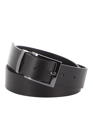 Ceinture en cuir - Noir - Emporio Armani