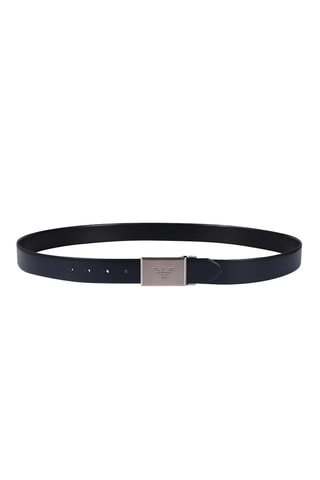 Ceinture en cuir - Noir - Emporio Armani