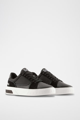 Baskets en cuir - Noir et blanc - EA7