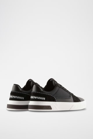 Baskets en cuir - Noir et blanc - EA7