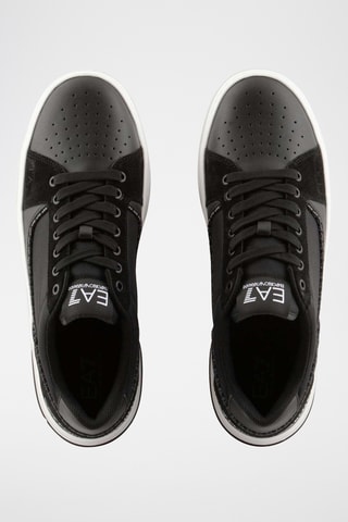 Baskets en cuir - Noir et blanc - EA7