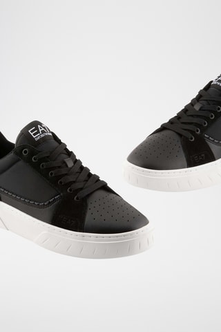 Baskets en cuir - Noir et blanc - EA7