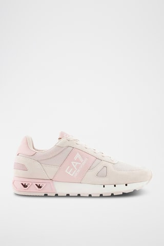Baskets en cuir - Rose - EA7