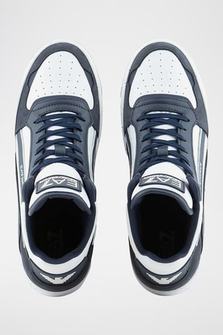 Baskets montantes en cuir - Noir - EA7