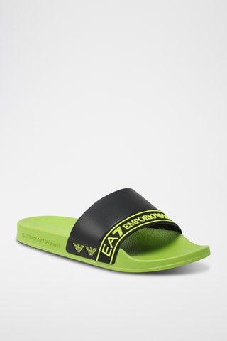 Mules - Noir et vert clair - EA7