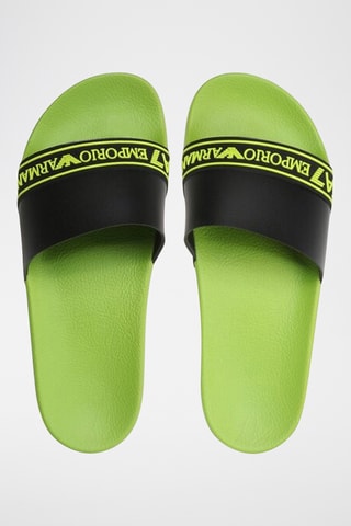 Mules - Noir et vert clair - EA7