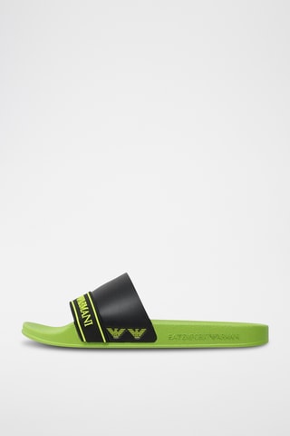 Mules - Noir et vert clair - EA7