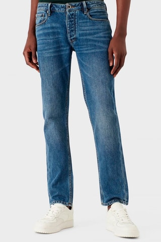 Jean droit Emporio Armani Bleu