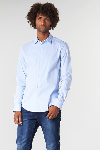 Chemise regular - Bleu - Emporio Armani
