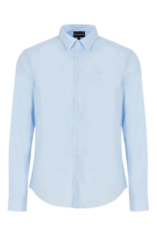Chemise regular - Bleu - Emporio Armani