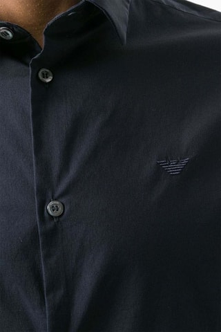 Chemise regular - Bleu marine 