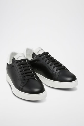 Baskets en cuir - Noir