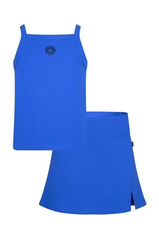 Canotta e gonna - Blu