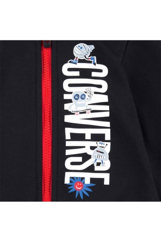 Felpa con cappuccio e pantaloni sportivi - Nero, blu e grigio