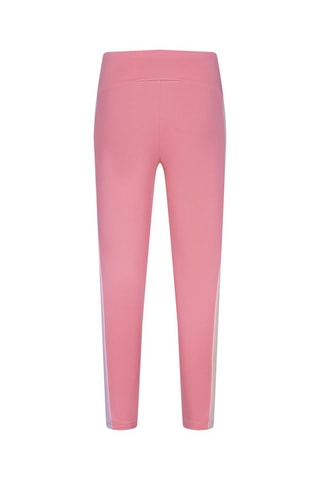 Leggings sportivi a vita alta - Verde, bianco e rosa