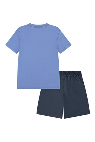 T-shirt e shorts - Blu