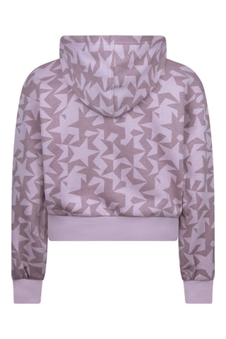 Felpa con cappuccio Nero e rosa - Viola