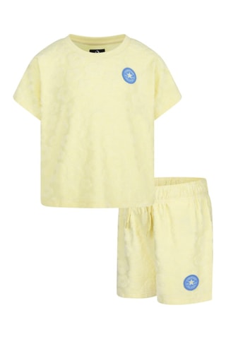 T-shirt e shorts - Giallo