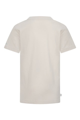 T-shirt in cotone bio - Beige e blu