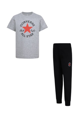 T-shirt e pantaloni sportivi - Nero