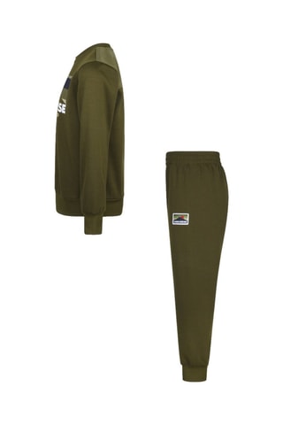 Felpa e pantaloni - Blu e verde
