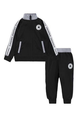 Felpa e pantaloni - Bianco, nero e grigio