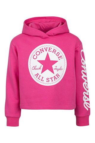 Felpa con cappuccio - Rosa