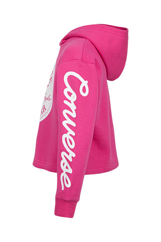 Felpa con cappuccio - Rosa