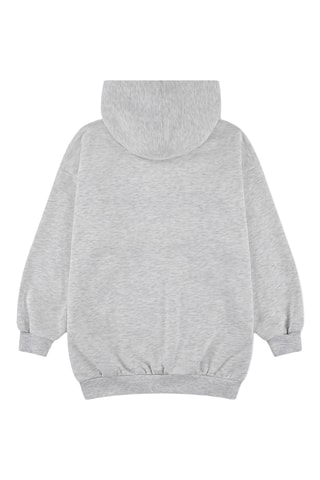 Felpa con cappuccio - Grigio