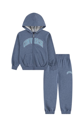 Felpa con cappuccio e pantaloni sportivi - Blu