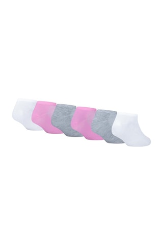 3 paia di calze - Bianco e rosa