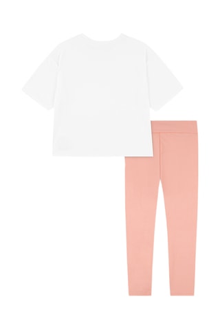 T-shirt e leggings - Rosa