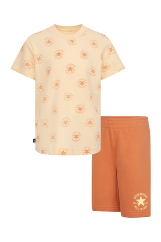 T-shirt e bermuda - Arancione