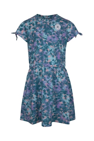 Abito tie and dye - Blu, viola e rosa