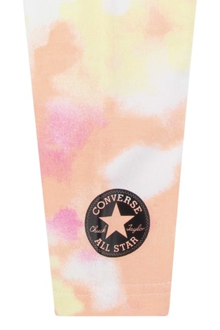 Tshirt et legging - Blanc, jaune et rose