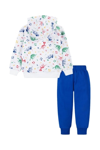 Felpa con cappuccio e pantaloni sportivi - Bianco