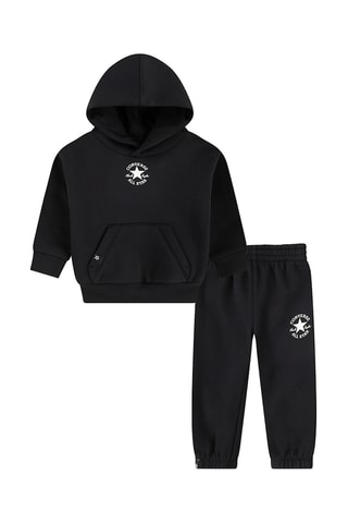 Felpa e pantaloni - Nero