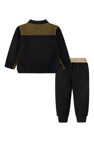 Set - Nero, beige e verde