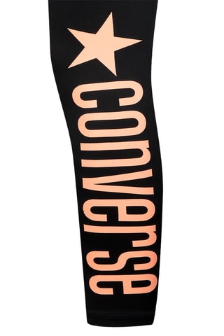 Leggings - Nero e arancione