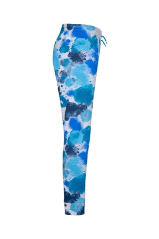 Pantaloni sportivi tie and dye - Bianco, blu e nero