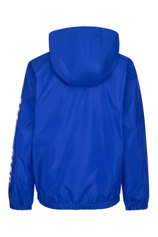 Giacca con cappuccio - Blu e bianco