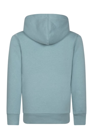 Felpa con cappuccio - Blu, giallo e rosa