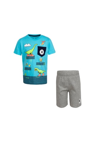 T-shirt e shorts - Grigio