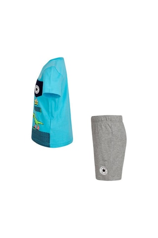 T-shirt e shorts - Grigio